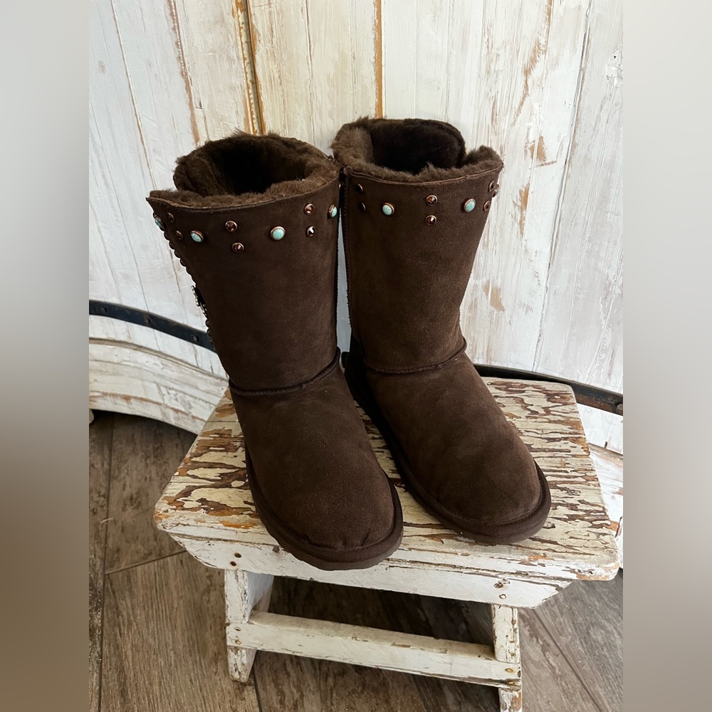 Rare Gypsy Soule Kassy suede boho boots